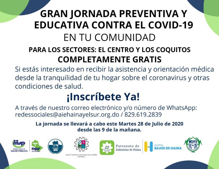 GRAN JORNADA PREVENTIVA Y EDUCATIVA CONTRA EL COVID-19