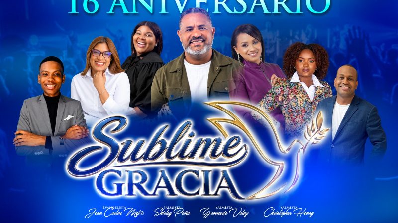 Iglesia de Dios Plena Gracia celebrará 16 años con cuatro días de música, adoración y palabra bajo el tema “Sublime Gracia 2026”